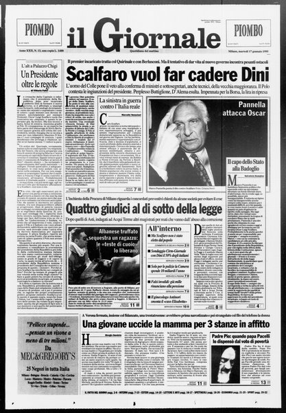 Il giornale : quotidiano del mattino